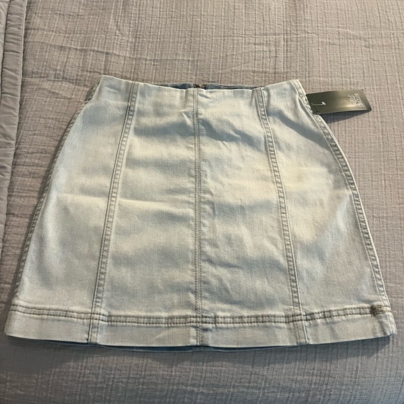 Target Light Blue Jean Mini Skirt - Picture 1 of 3